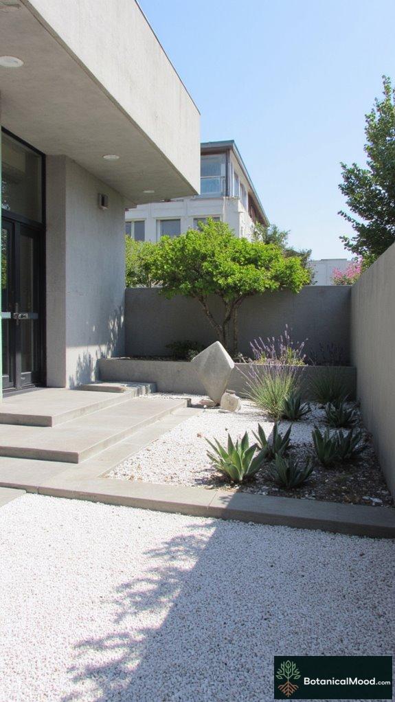 minimalist sustainable urban gardens