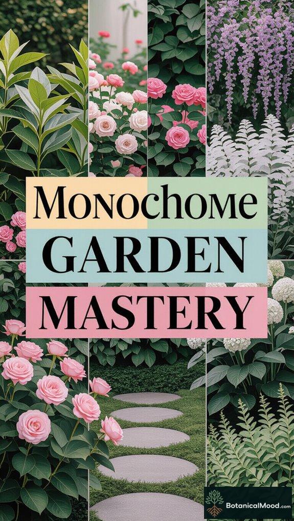 monochrome garden design mastery
