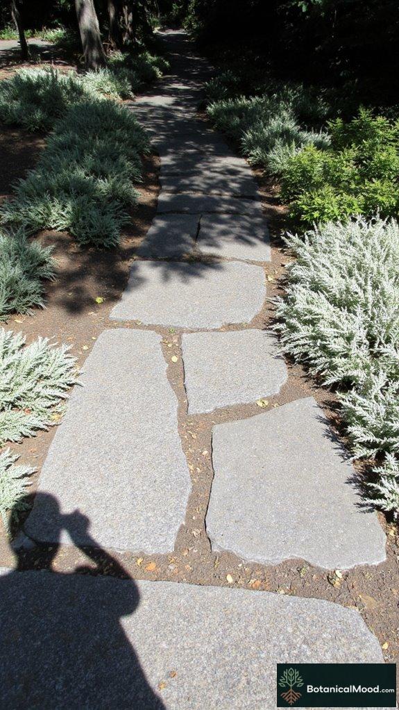monochrome garden texture layering