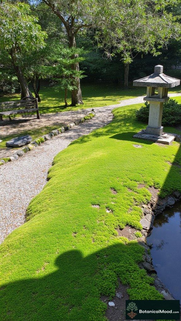 moss as serene centerpiece