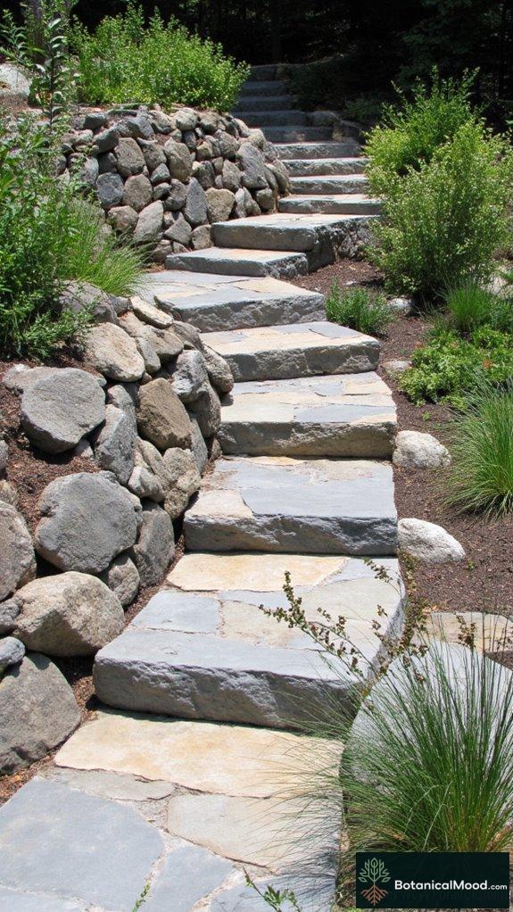 natural stone garden terraces