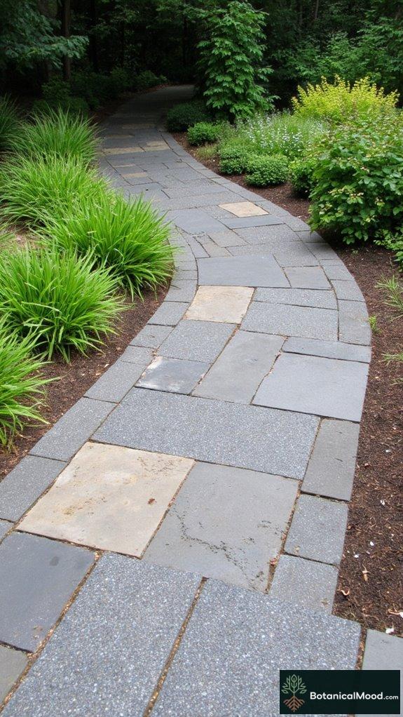 natural stones enhance walkways