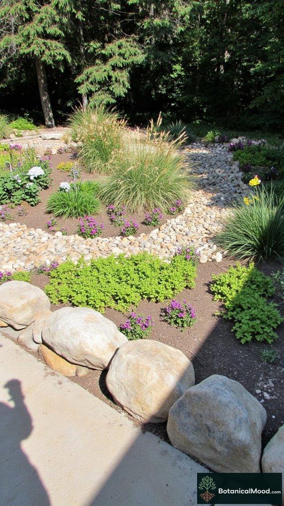 naturalistic garden borders defined