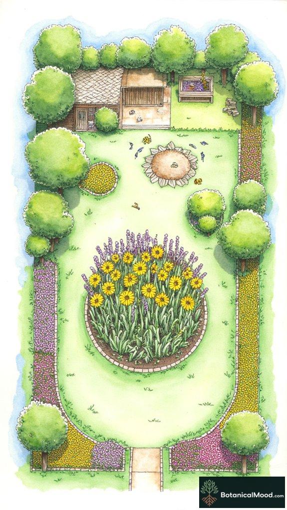 pollinator friendly garden design