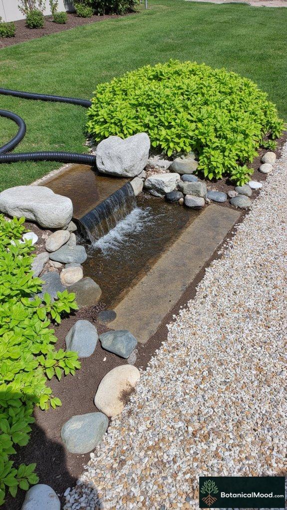 pump and plumbing setup