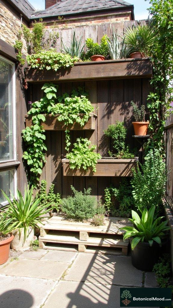 repurposed pallets for planters