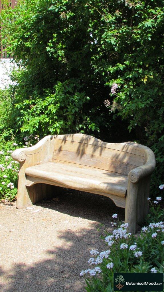 rustic garden bench ideas