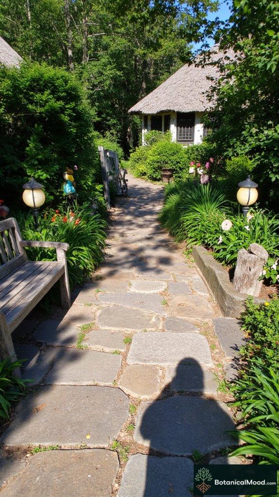 rustic path enhancement elements