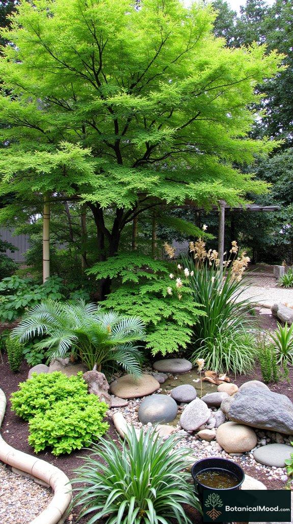 serene mindful relaxation space