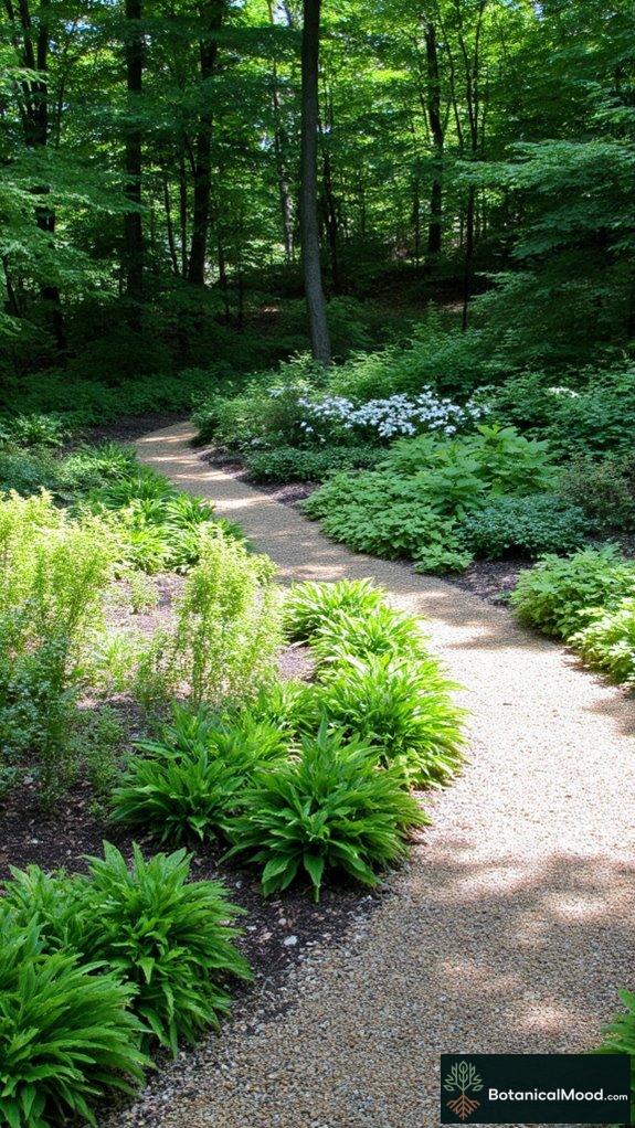 serene woodland garden design
