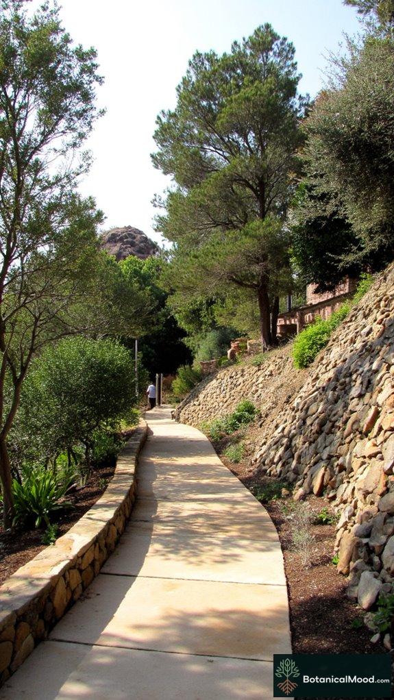 slope terrace design considerations