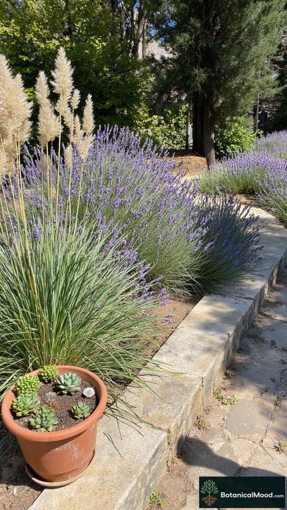 soft textures in gardens