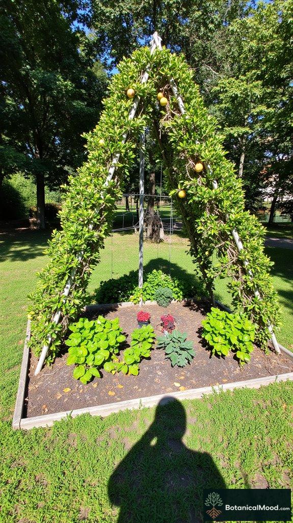 space efficient vertical orchard design
