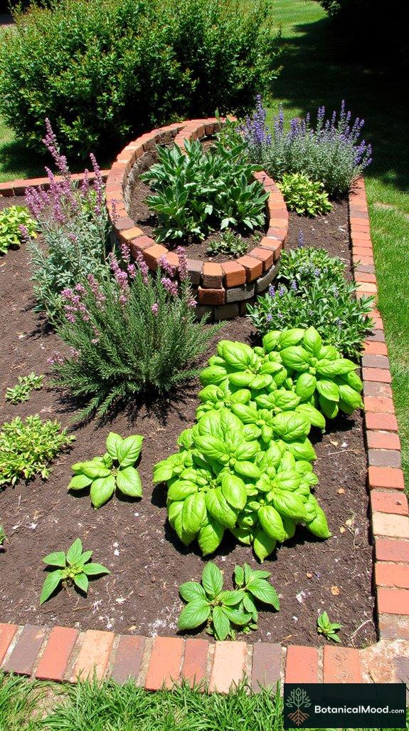 spiral herb garden design