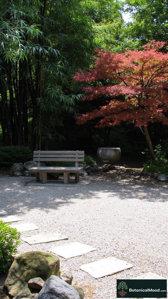 strategic zen garden seating