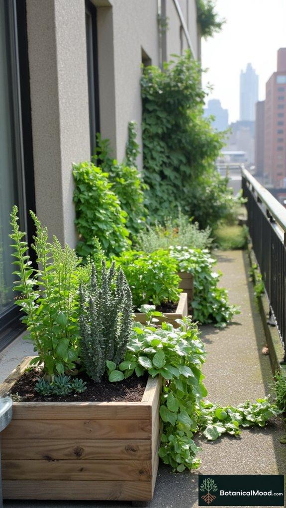 stylish balcony planter solutions