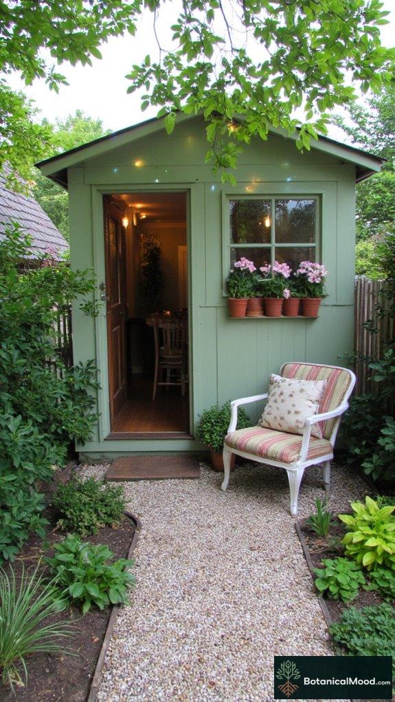 stylish garden retreat transformation