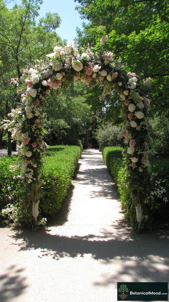 sustainable floral archway concepts