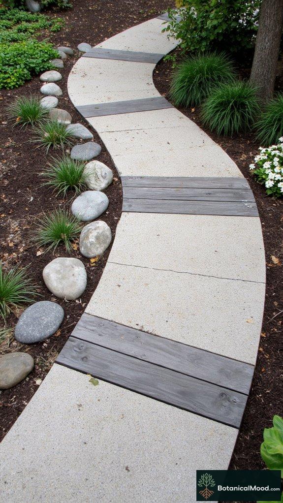 sustainable garden path materials