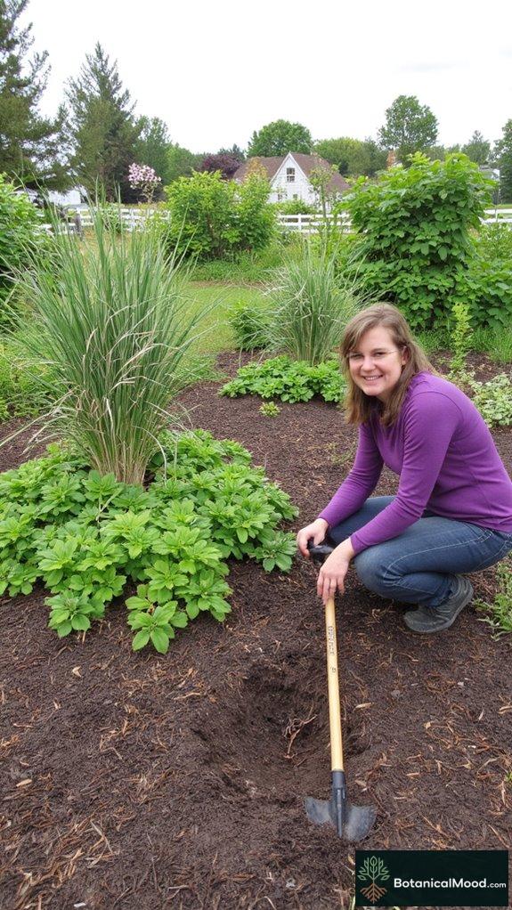 sustainable rain garden design