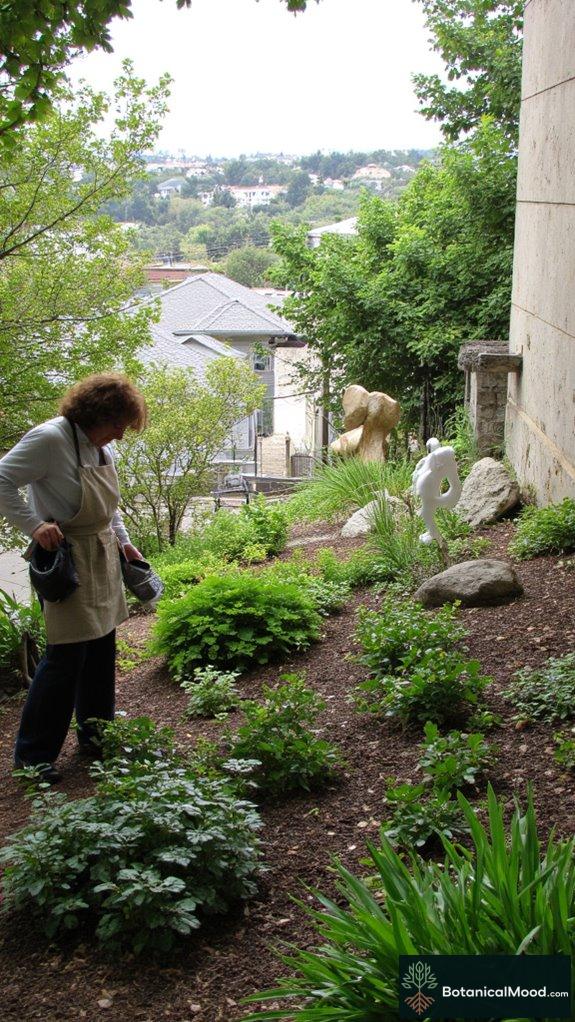 terraced garden design collaboration