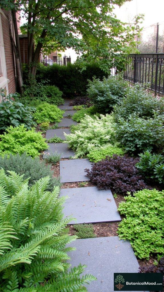 tiny shade garden design