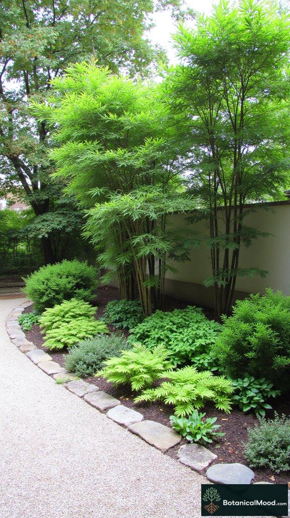 tranquil bamboo garden design