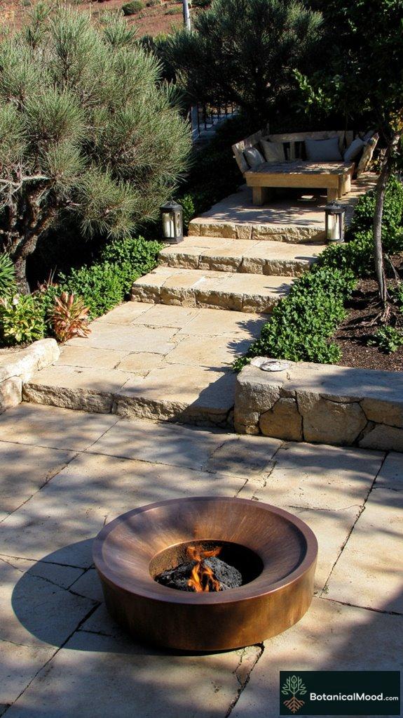 transformative hillside gathering features