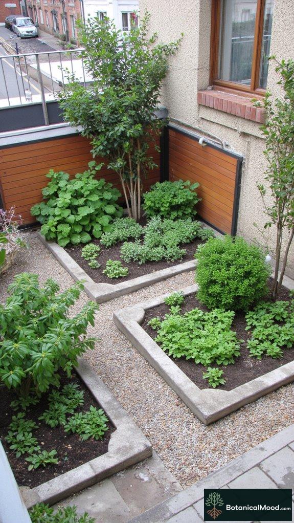 triangular planters for balconies