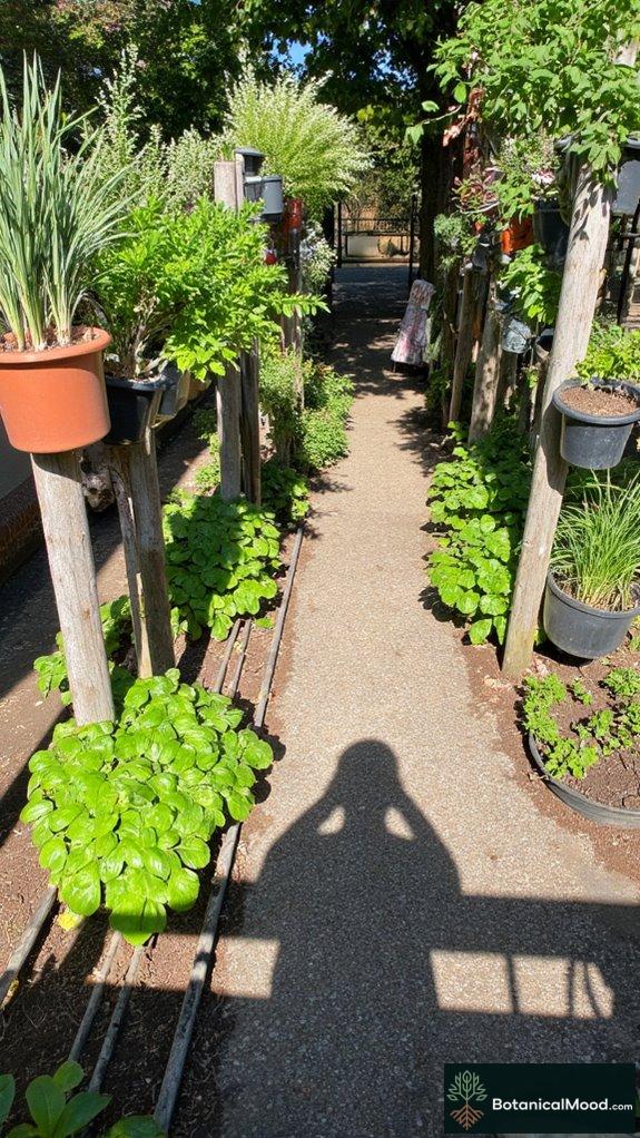 upcycled movable herb gardens