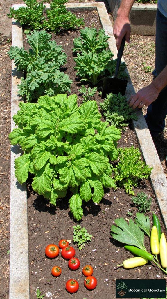 urban concrete block planters