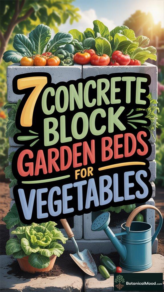 7 Concrete Block Garden Beds for Vegetables
