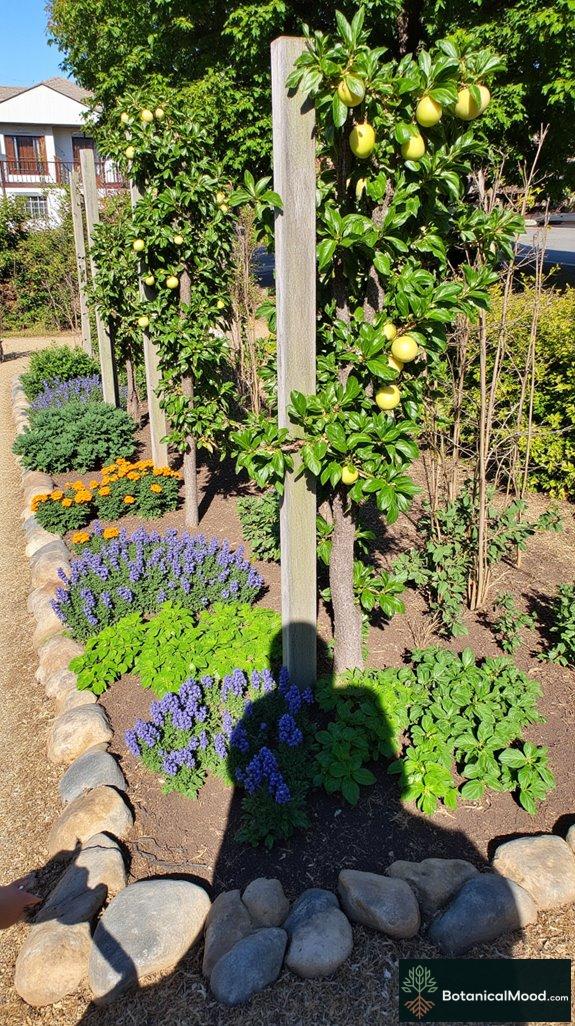 vertical espalier garden design