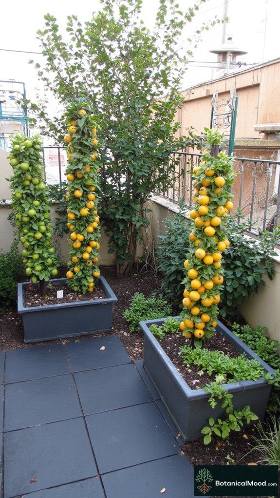 vertical fruit tower gardening