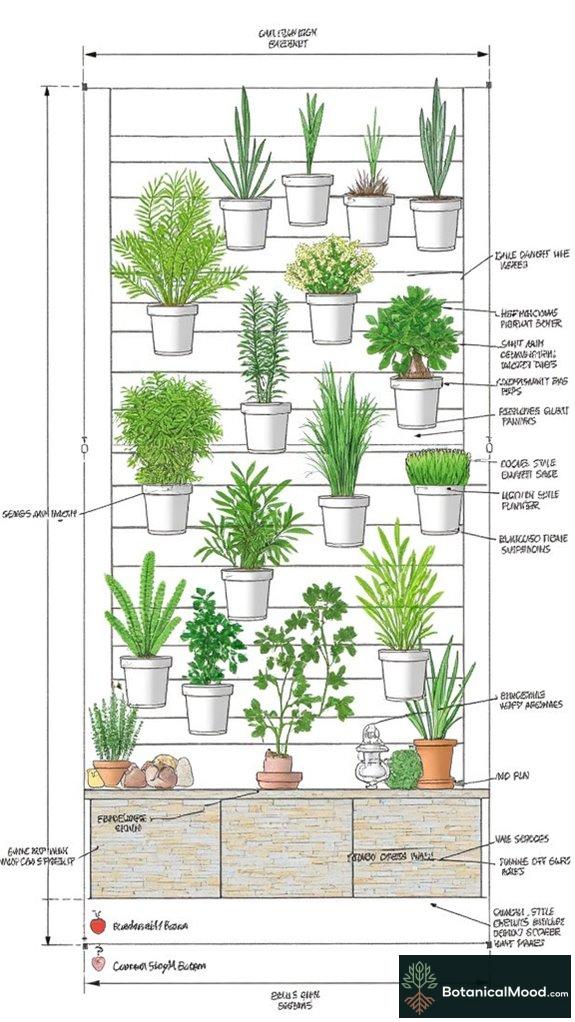 vertical herb gardening ideas