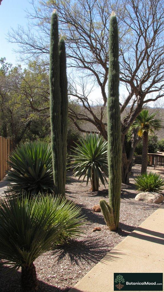 vertical interest through diverse trees