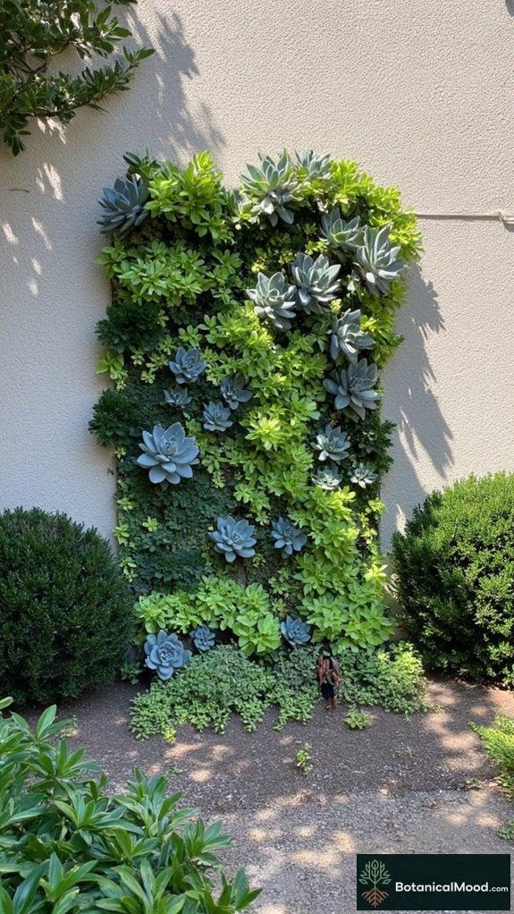 vertical succulent display tips
