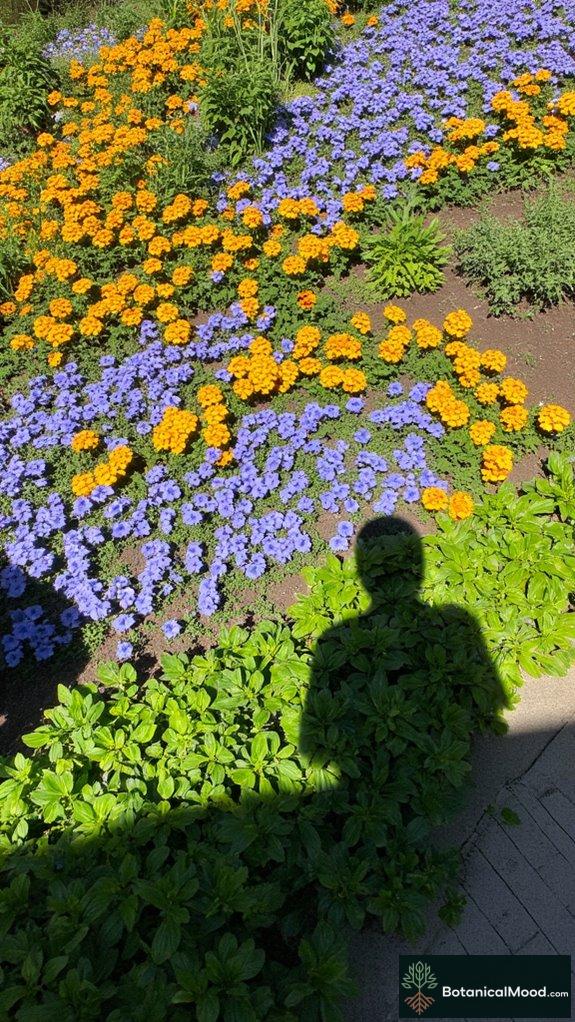 vibrant floral urban integration