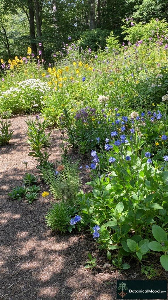vibrant pollinator habitat design