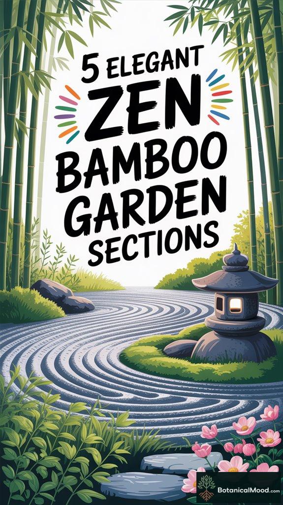 5 Elegant Zen Bamboo Garden Sections