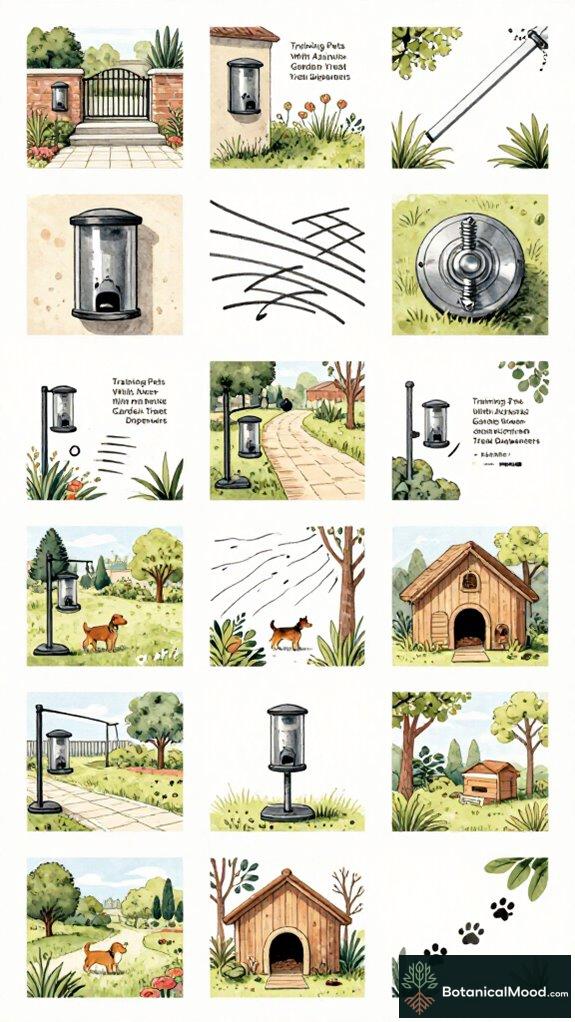 automated garden pet training