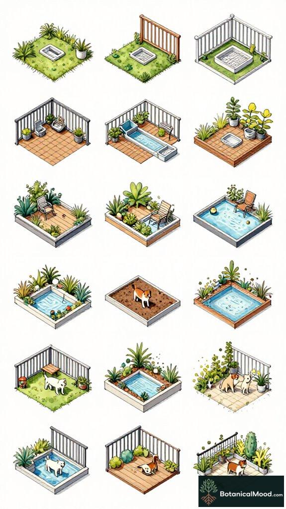 balcony dog potty design