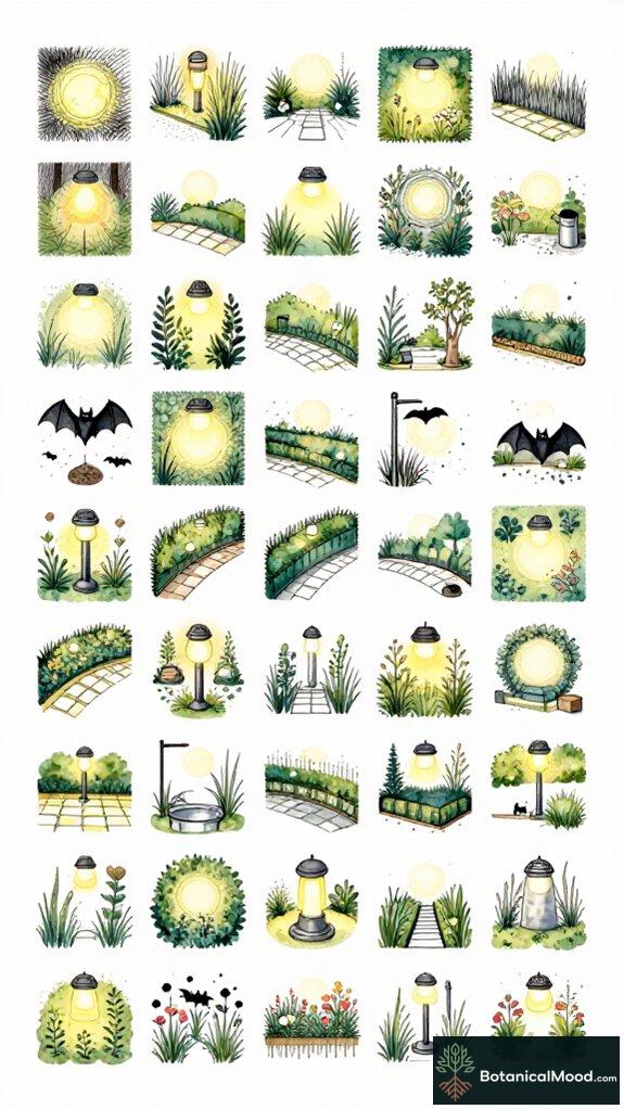 bat friendly garden lighting design