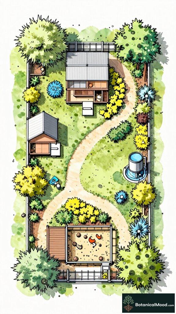 compact efficient chicken housing