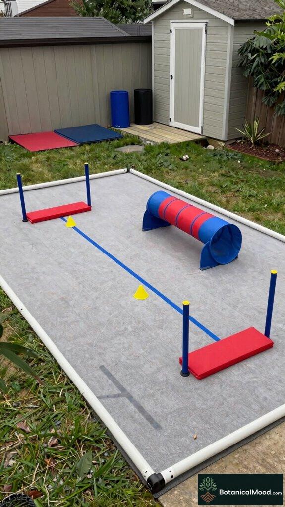 compact flexible yard design