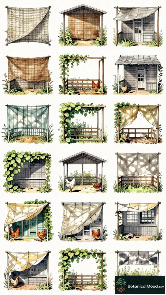 creative chicken coop dividers