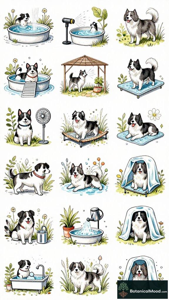 creative cooling techniques pets