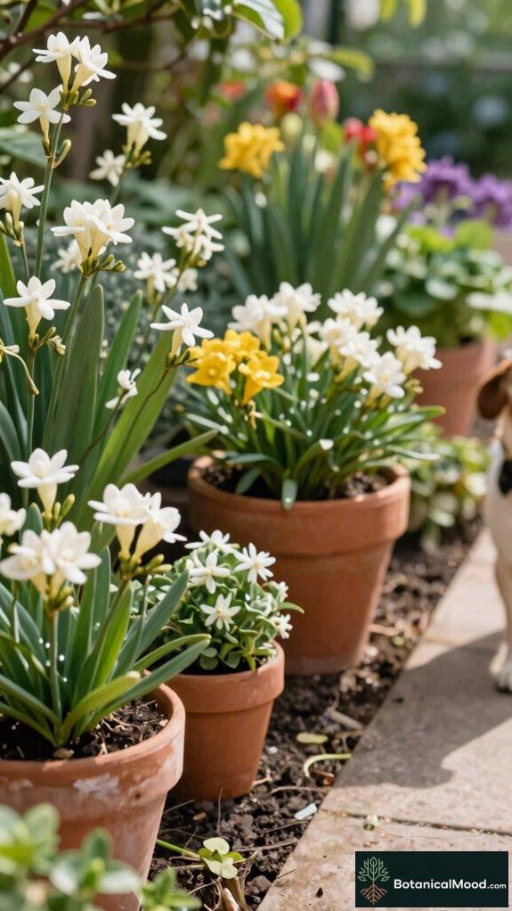 dog safe flowering plant care