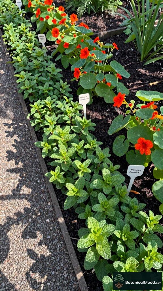 edible aromatic garden pairing