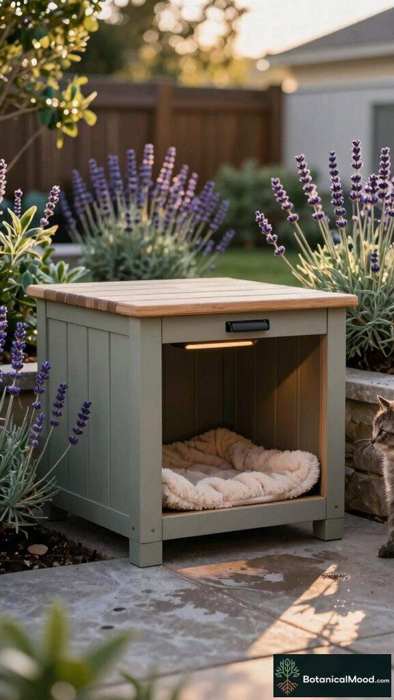 heated outdoor cat shelter